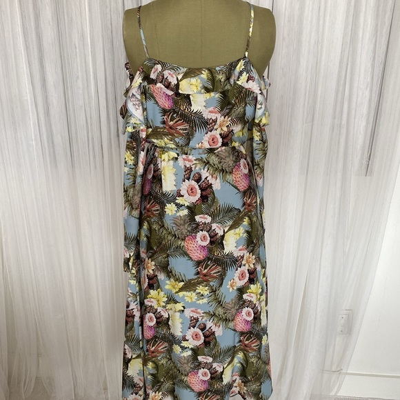 H&M wrap over spaghetti straps at shoulders! Long sleeves! maxi dress Size 10 - Picture 9 of 17